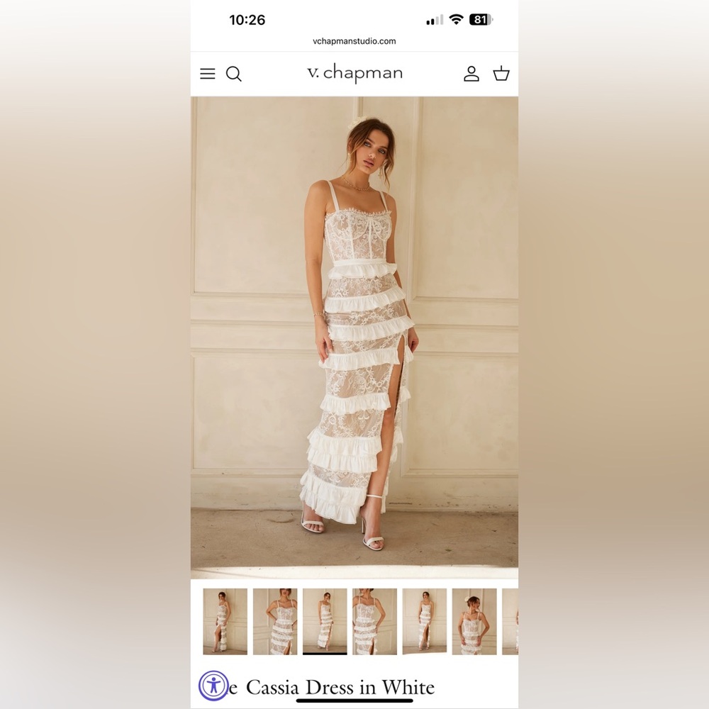 V. Chapman *Like New* Cassia Dress For Sale - Picture 5 of 10